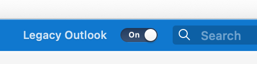 Switch to New Outlook client